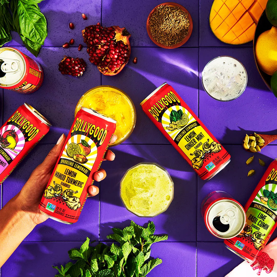 Bollygood Sparkling Lemonade and Limeade Variety Pack
